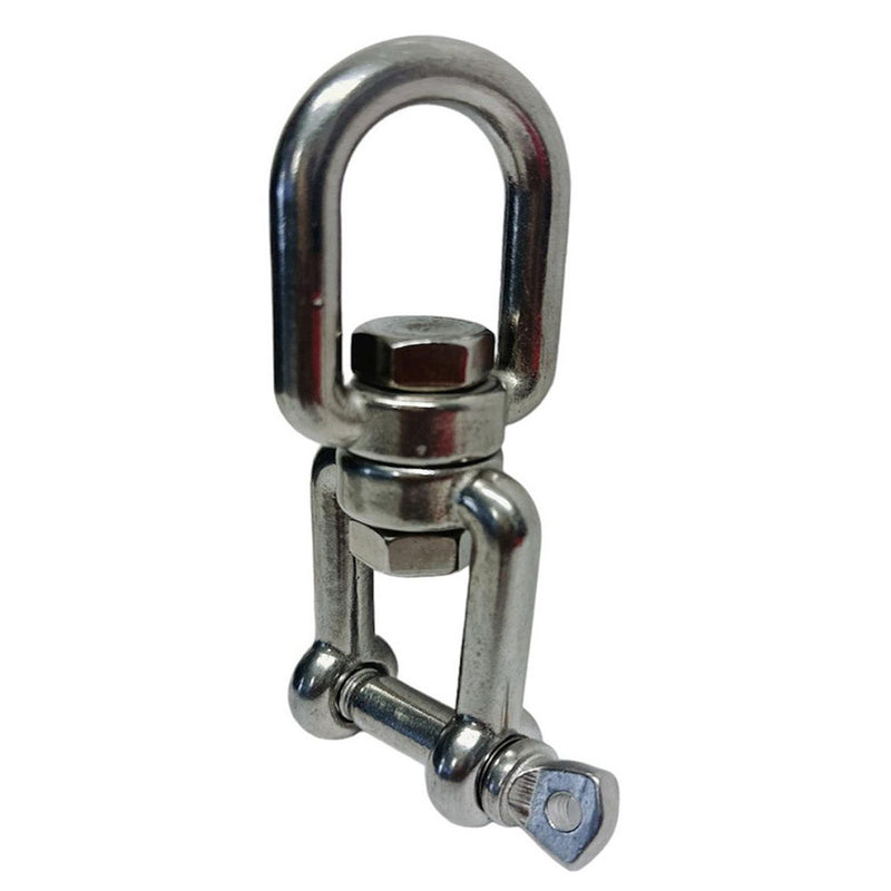 4 Pcs Stainless Steel T316 3/8" JAW EYE Swivel Marine Mooring - 1500 lbs