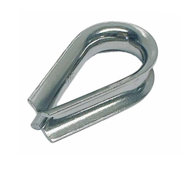 1 Pc Marine Boat T316 Stainless Steel 1/4'' Thimble Wire Rope Chain Anchor