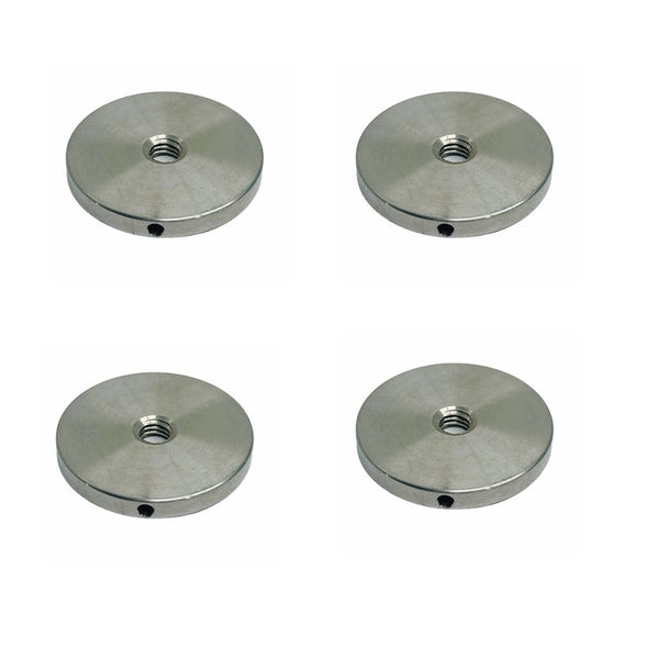 4 Pcs Marine T316 Stainless Steel 3/8" Supporting Washer 2" Diameter Hardware