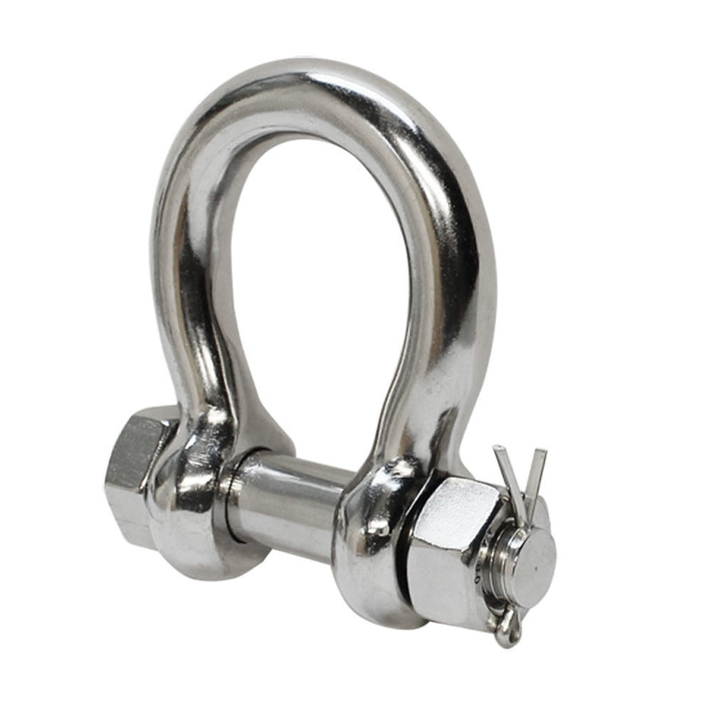 Stainless Steel 316 Bolt Pin Anchor Shackle 3/16" to 5/8" Oversized Pin