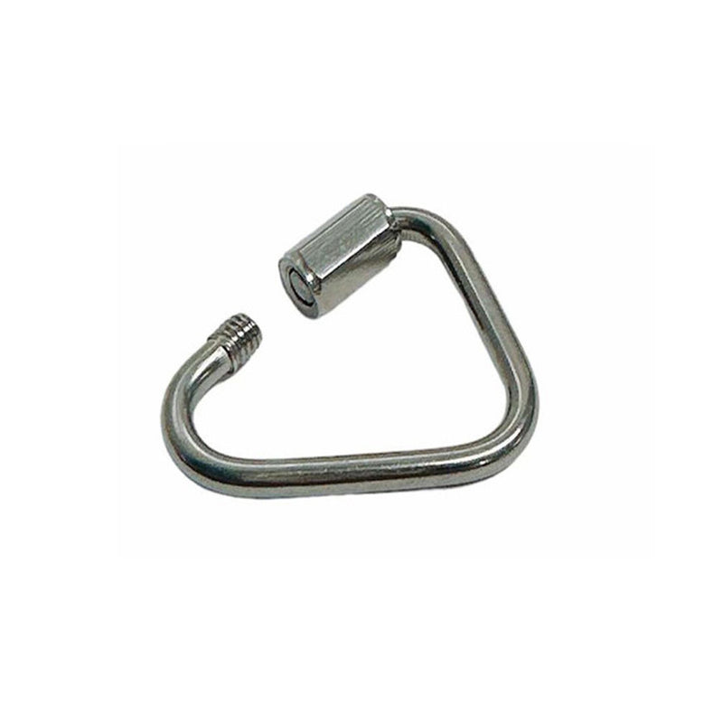 Marine T316 Stainless Steel 3/16" Delta Quick Link Triangle Link 660 Lbs WLL