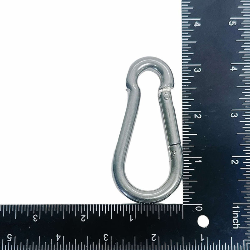 20 Pcs Marine T316 Stainless Steel 5/16" Snap Hook 280 Lbs WLL Spring Snap Hook