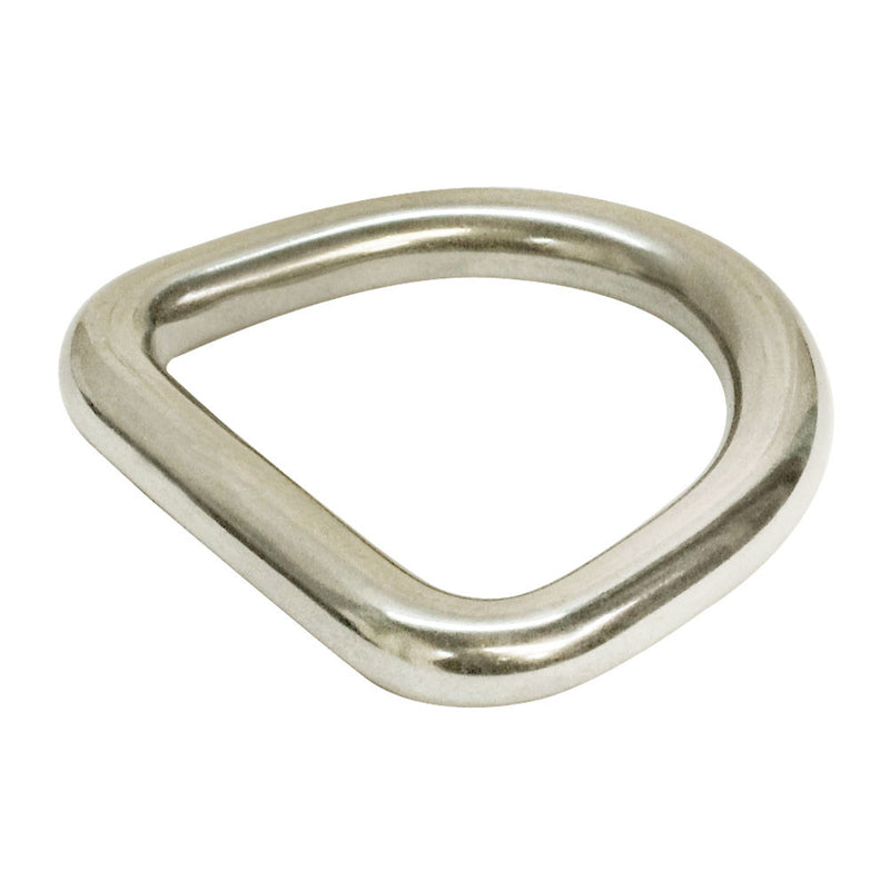 5 Pc 5/16" Marine Boat Stainless Steel D Ring Welded Formed D-Ring