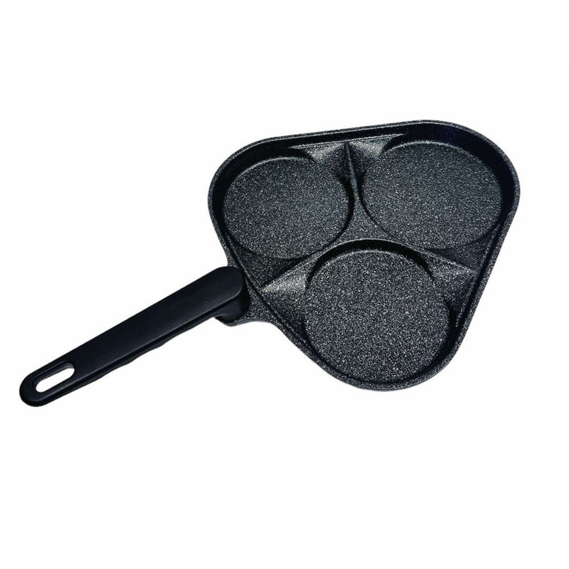 3 Egg Hole Pan Fry Pan 5 Layer Marble Coating Omelet Pan Skillet Non Stick Frying Pan