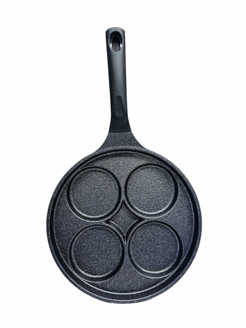 4 Egg Hole Pan Fry Pan 5 Layer Marble Coating Omelet Pan Skillet Non Stick Frying Pan