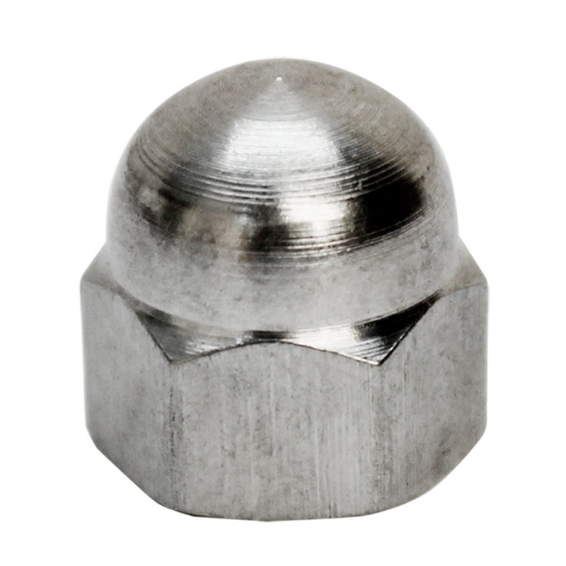 316 Stainless Steel 1/4" Acorn Nut Cap Nut LEFT HAND, RIGHT HAND - PACK 10