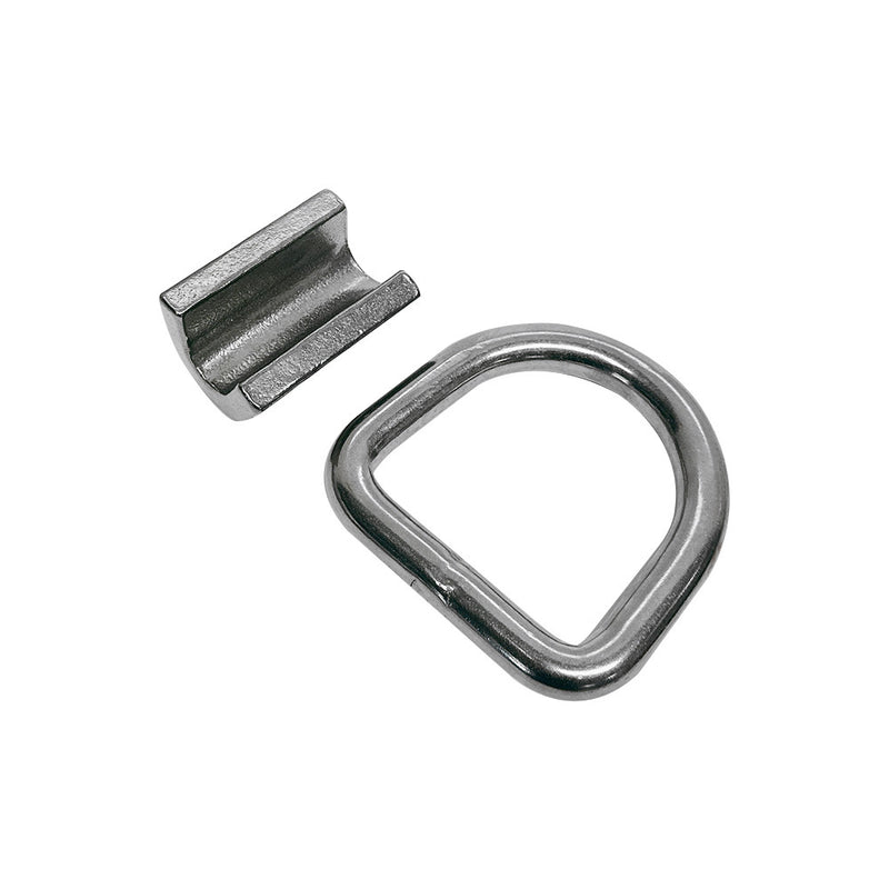 Stainless Steel T316 Weld-On Lashing Ring D-Ring Marine Boat Anchor Ring