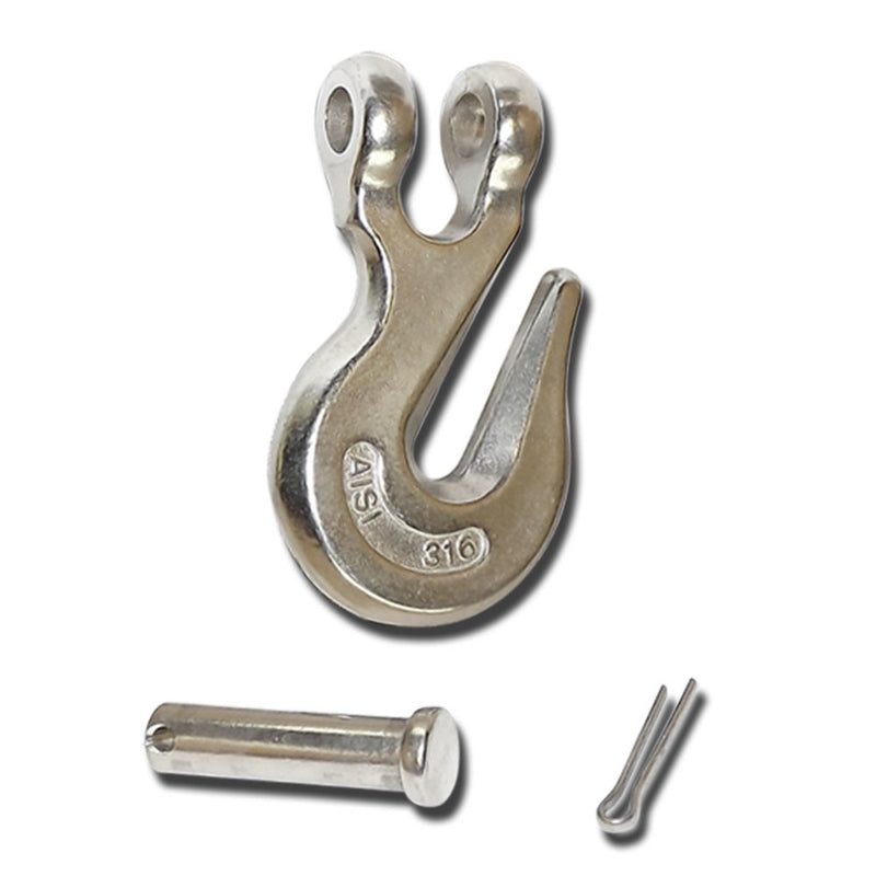 Marine Stainless Steel 316 Clevis Grab Hook Towing Shackle