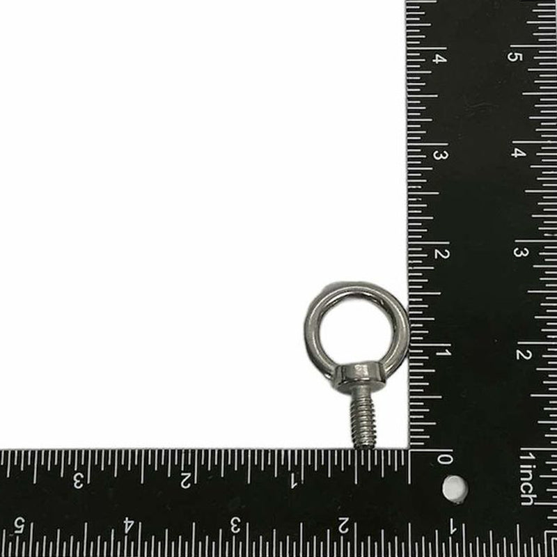 Marine Boat T316 Stainless Steel 1/4'' Eye Bolt 400 Lbs WLL Lifting Eye Bolt