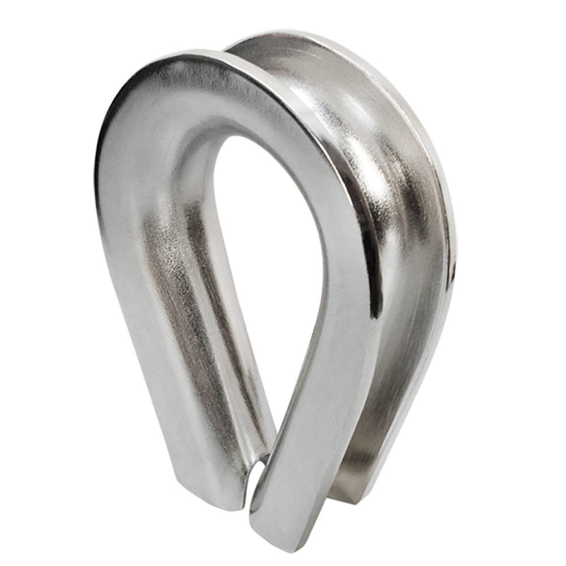 Stainless Steel 316 HEAVY DUTY Wire Rope Thimble 1/8", 3/16", 5/16", 3/8", 1/2", 3/4", 7/8"