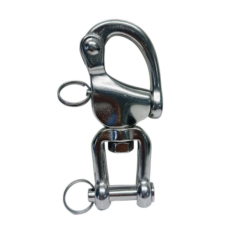 4 Pc 5 SWIVEL JAW Snap Shackle  SS316 Stainless Steel Shackle Forged Boat Anchor