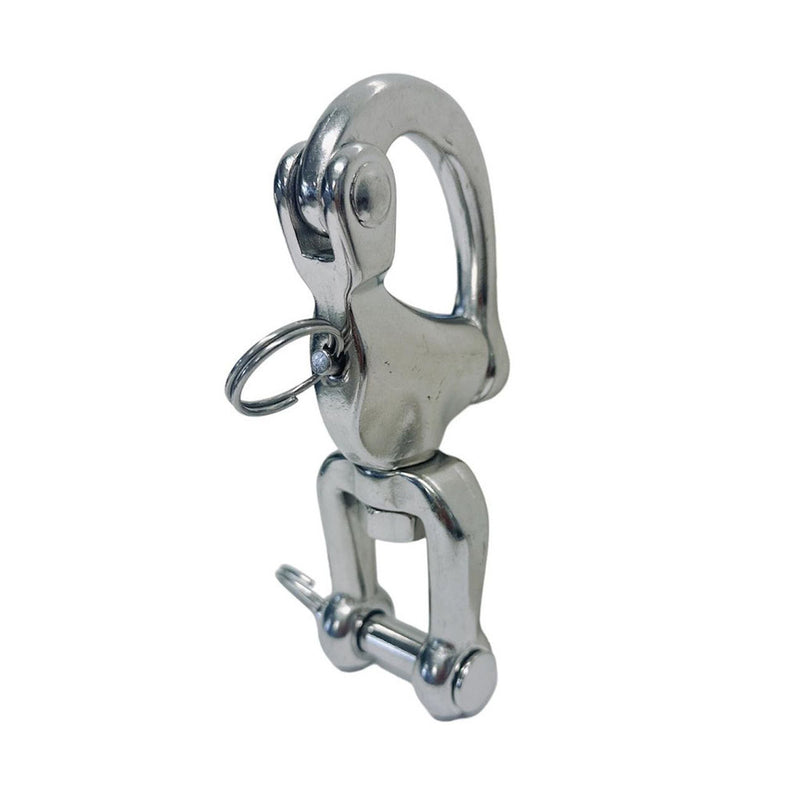 4 Pc 5 SWIVEL JAW Snap Shackle  SS316 Stainless Steel Shackle Forged Boat Anchor