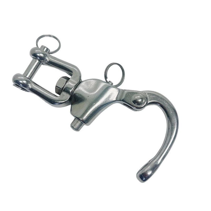 4 Pc 5 SWIVEL JAW Snap Shackle  SS316 Stainless Steel Shackle Forged Boat Anchor