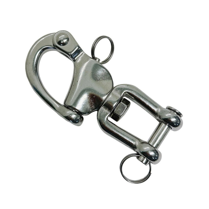 4 Pc 5 SWIVEL JAW Snap Shackle  SS316 Stainless Steel Shackle Forged Boat Anchor