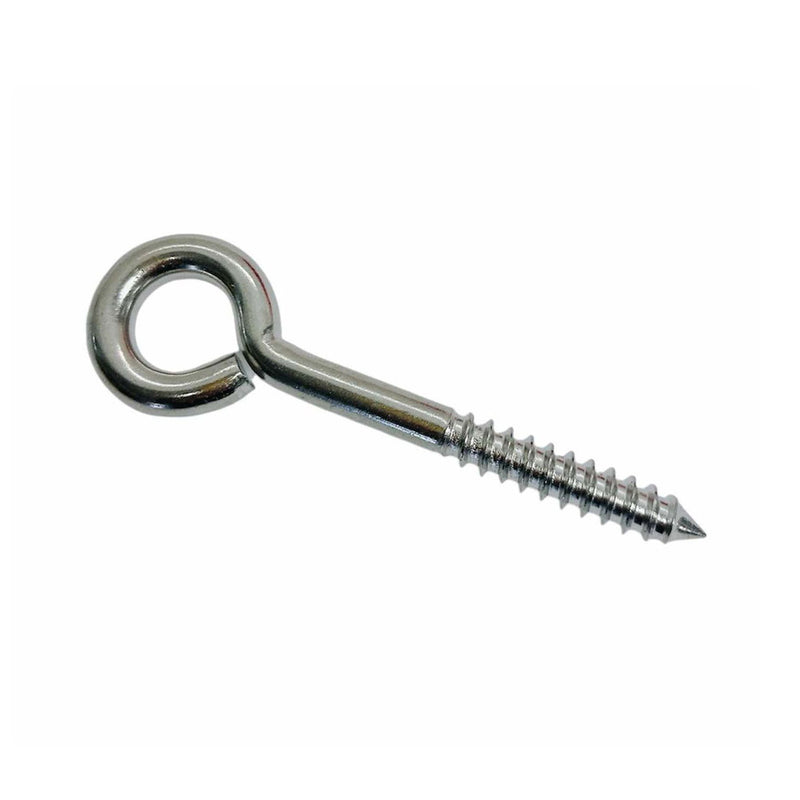 Marine Boat 3/8" x 3" Stainless Steel T316 Lag Eye Bolt Screw Threading