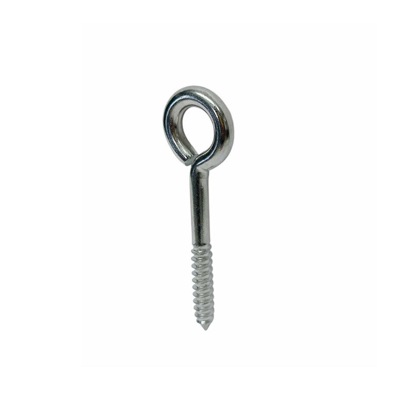 Marine Boat 3/8" x 3" Stainless Steel T316 Lag Eye Bolt Screw Threading