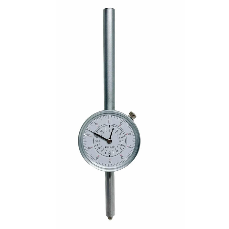 Dial Indicator 2"/0.001" Smooth Movement Action Carbide Anvil AGD Spec