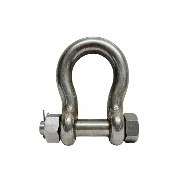 4Pc Mil-Spec Stainless Steel Drop Forged 5/8" Bolt Pin Anchor Shackle 4000Lb WLL