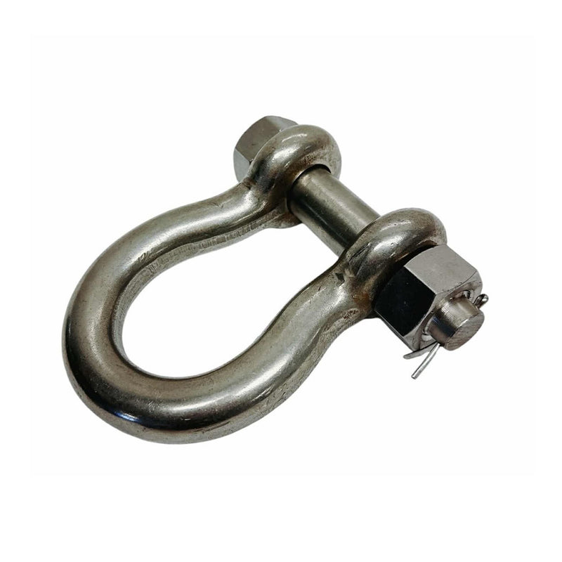 4Pc Mil-Spec Stainless Steel Drop Forged 5/8" Bolt Pin Anchor Shackle 4000Lb WLL