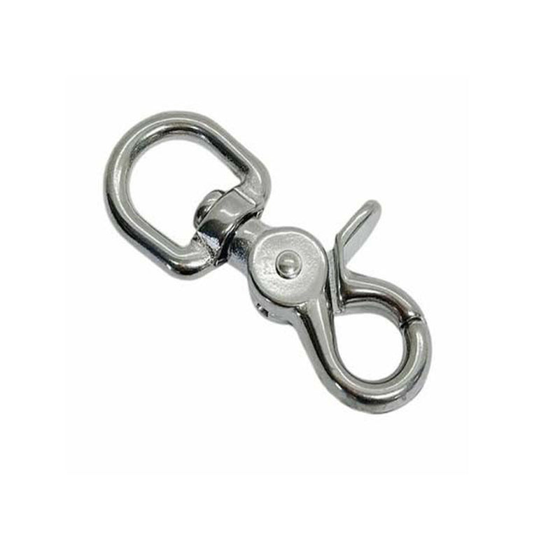 20 Pcs 5/8" Stainless Steel 316 Marine Swivel Eye Trigger Snap Hook Boating