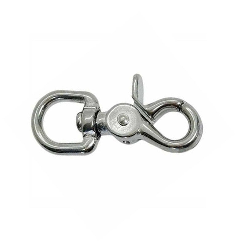 20 Pcs 5/8" Stainless Steel 316 Marine Swivel Eye Trigger Snap Hook Boating