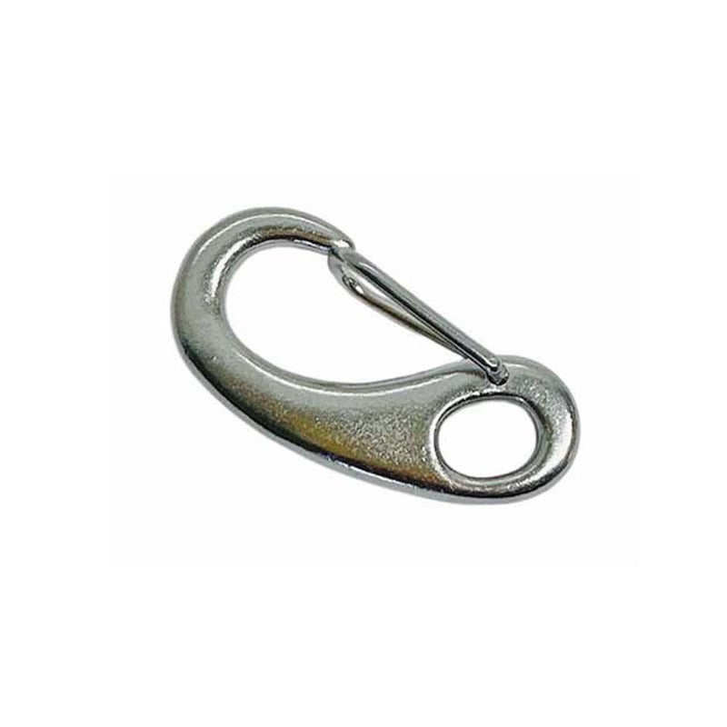 2" Stainless Steel 316 Gate Snap Hook Carabiner Boat Rigging 400 Lbs