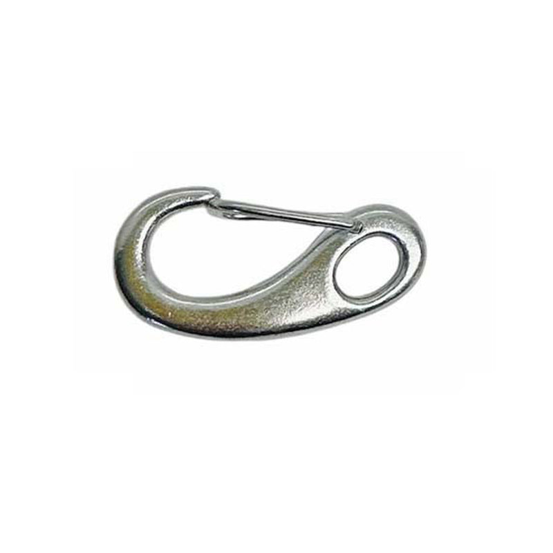 2" Stainless Steel 316 Gate Snap Hook Carabiner Boat Rigging 400 Lbs