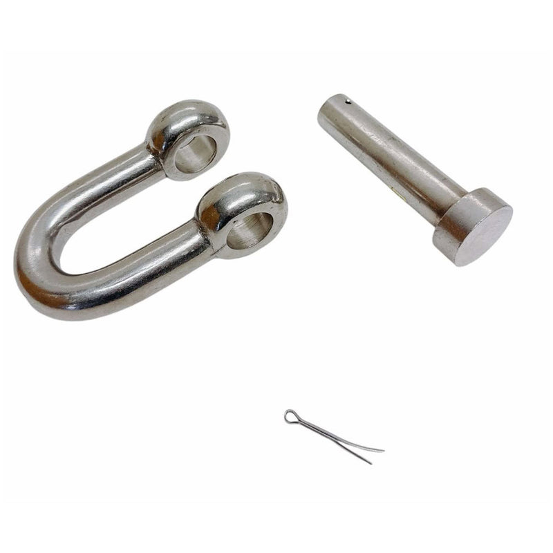 Marine Mil-Spec T316 Stainless Steel Forged Round Pin Chain Shackle