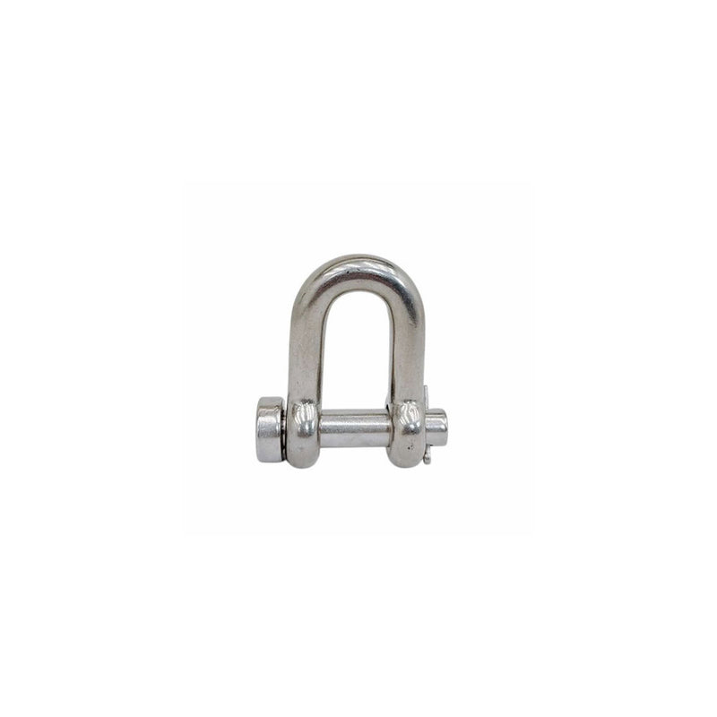 Mil-Spec T316 Stainless Steel Forged 7/16" Round Pin Chain Shackle 2,000 Lb WLL