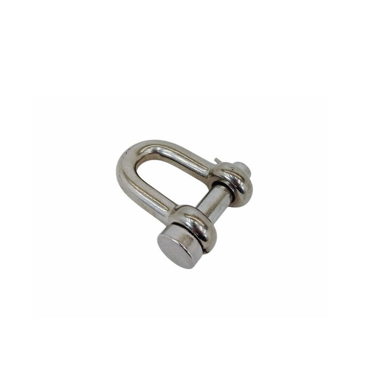 Mil-Spec T316 Stainless Steel Forged 7/16" Round Pin Chain Shackle 2,000 Lb WLL