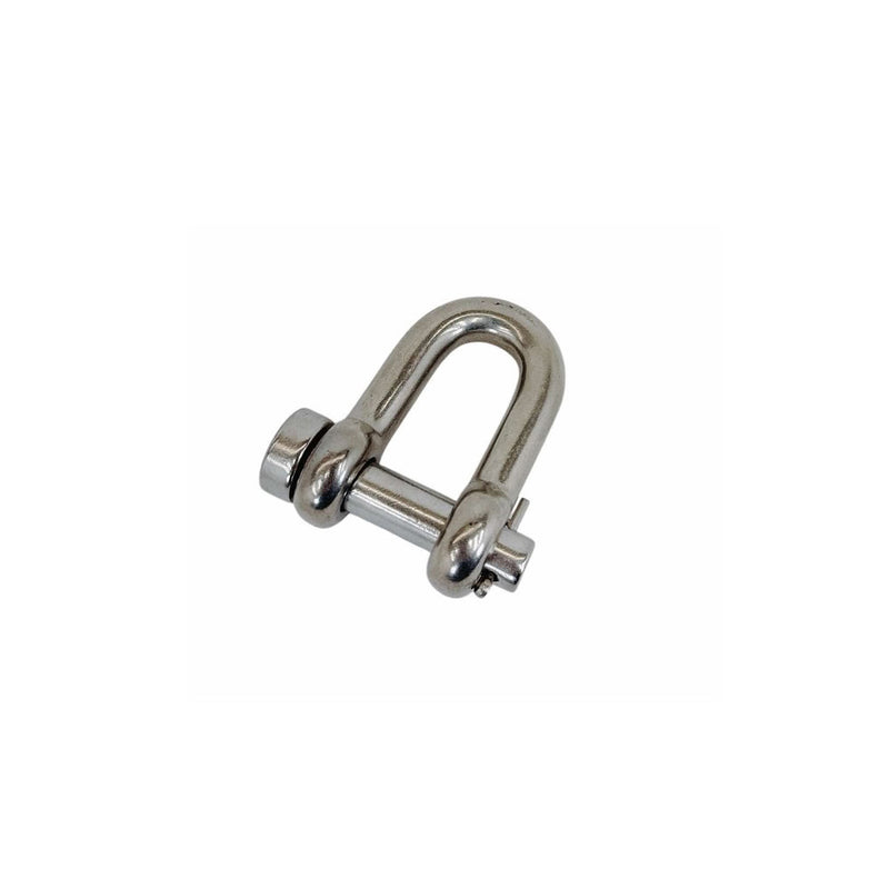 Mil-Spec T316 Stainless Steel Forged 7/16" Round Pin Chain Shackle 2,000 Lb WLL