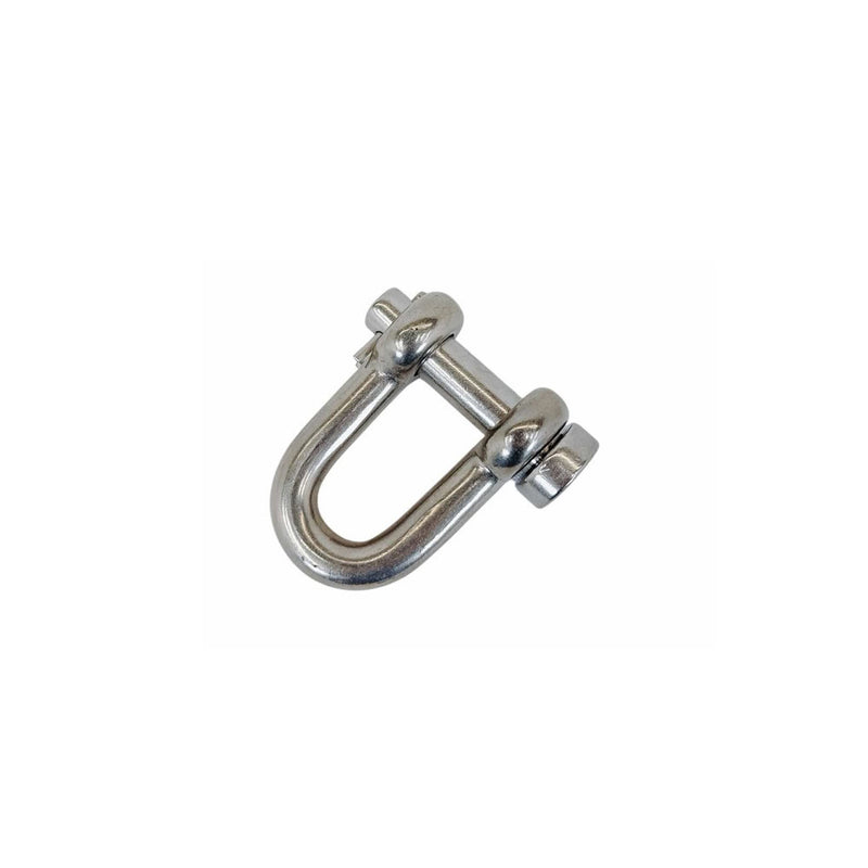 Mil-Spec T316 Stainless Steel Forged 7/16" Round Pin Chain Shackle 2,000 Lb WLL