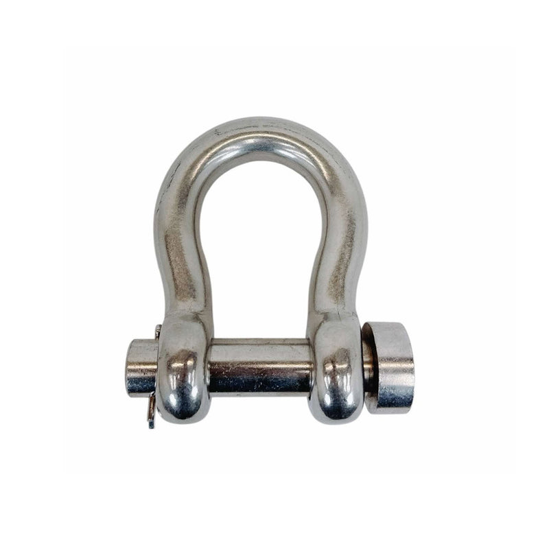 Marine Mil-Spec Stainless Steel Forged 7/8" Round Pin Anchor Shackle 8,000Lb WLL