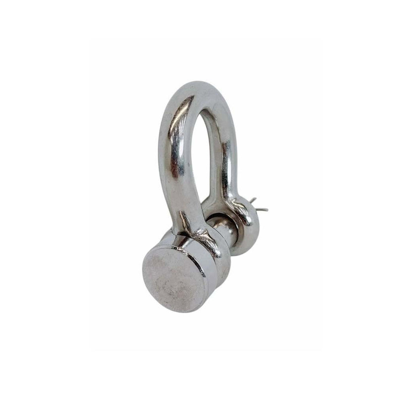 Mil-Spec T316 Stainless Steel Forged 1/2" Round Pin Anchor Shackle 3,000Lb WLL