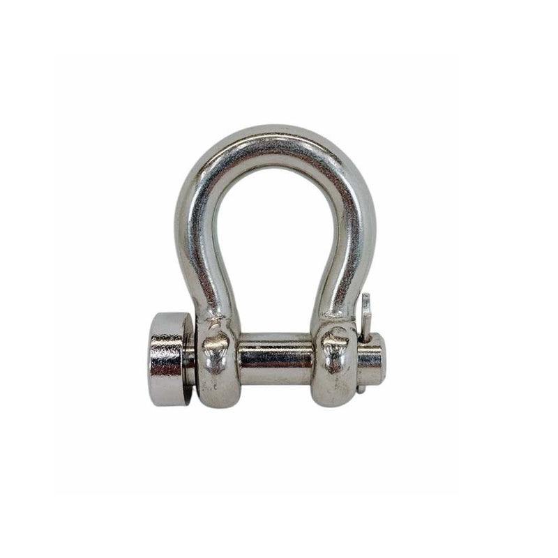 4 Pcs Mil-Spec T316 Stainless Steel 7/16" Round Pin Anchor Shackle 2000Lb WLL