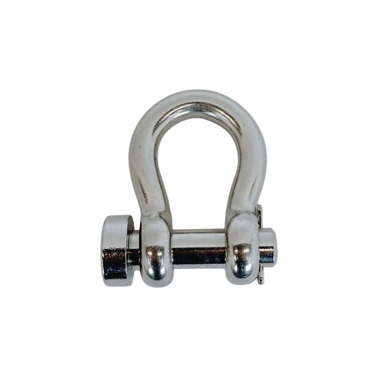 4 Pcs Mil-Spec T316 Stainless Steel 7/16" Round Pin Anchor Shackle 2000Lb WLL