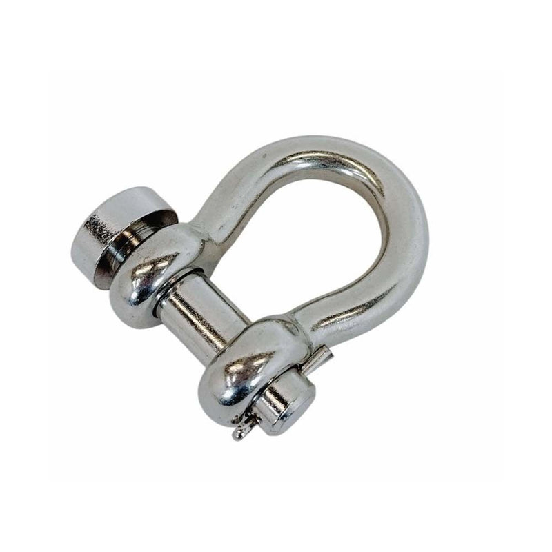 4 Pcs Mil-Spec T316 Stainless Steel 7/16" Round Pin Anchor Shackle 2000Lb WLL