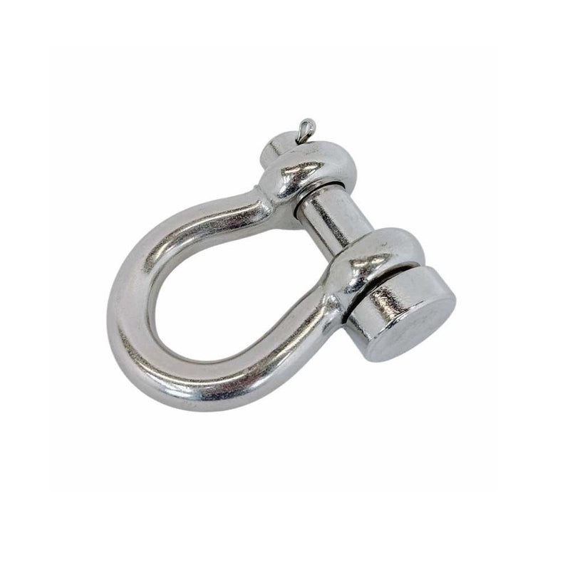 4 Pcs Mil-Spec T316 Stainless Steel 7/16" Round Pin Anchor Shackle 2000Lb WLL