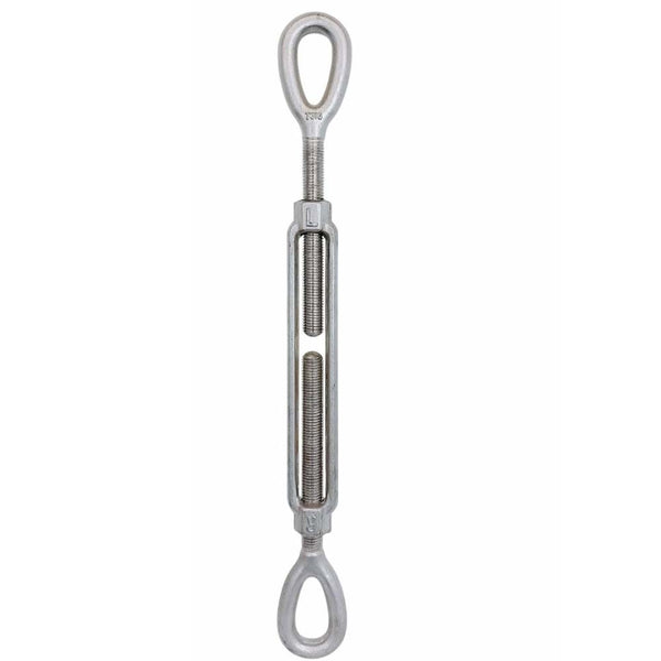 316 Stainless Steel Mil-Spec Drop Forged 1" x 12" EYE EYE Turnbuckle 8000 Lb WLL