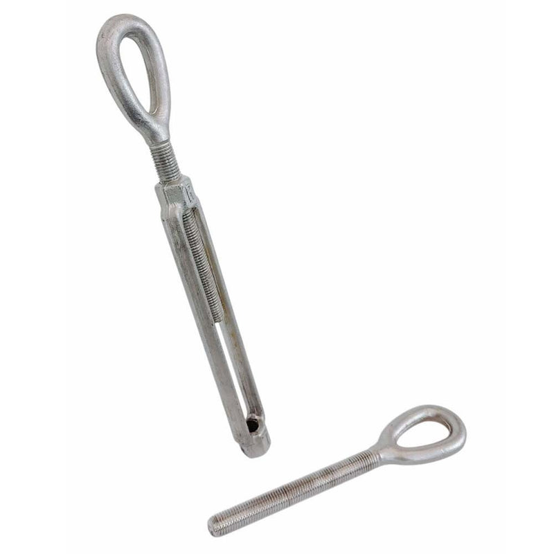 316 Stainless Steel Mil-Spec Drop Forged 1" x 12" EYE EYE Turnbuckle 8000 Lb WLL