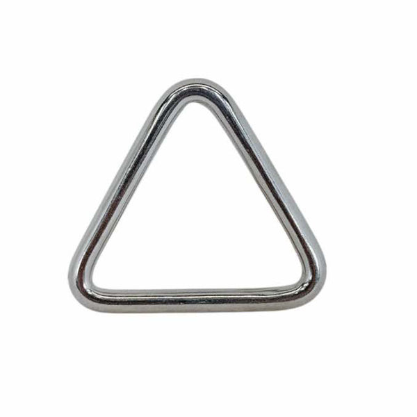 Stainless Steel T316 Mil Spec 1/4" x 2" Triangle Ring Formed Welded 750 Lbs WLL