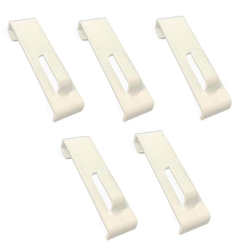 20 PCS WHITE Gridwall Utility Hook Picture Hanger Grid Panel Notch Dis