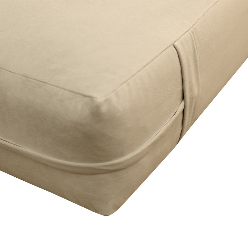 6" Thickness Velvet Indoor Daybed Mattress Fitted Sheet |COVER ONLY|