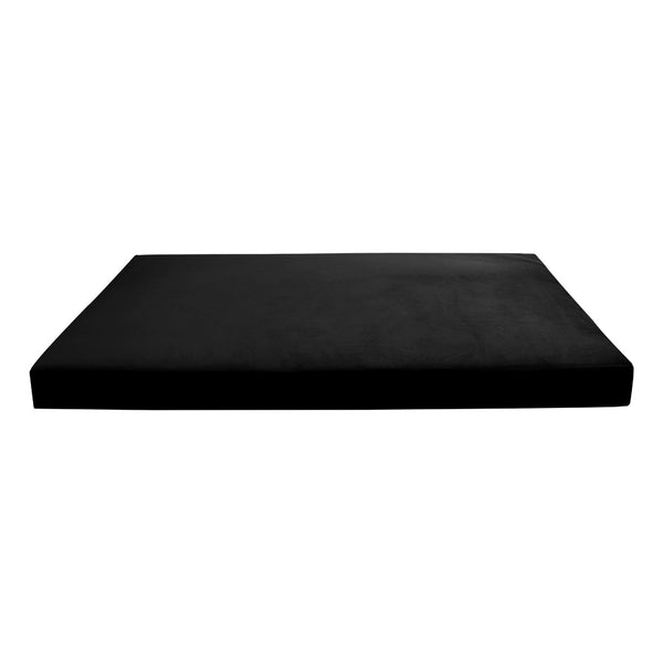 Knife Edge 8" Twin Size 75x39x8 Velvet Indoor Daybed Mattress Fitted Sheet |COVER ONLY| - AD374