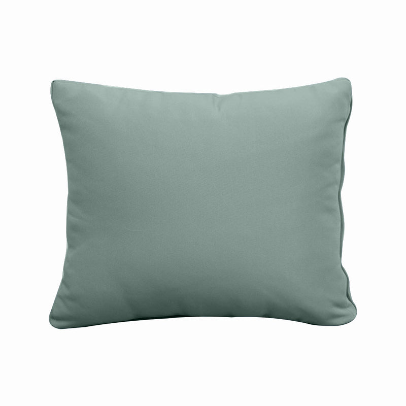 STYLE 1 - Outdoor Daybed Bolster Backrest Pillow Cushion Queen Size |COVERS ONLY|