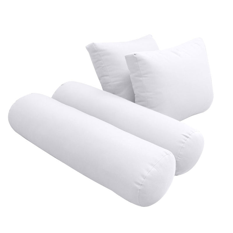 STYLE 1 - Outdoor Daybed Bolster Backrest Pillow Cushion Full Size |COVERS ONLY|