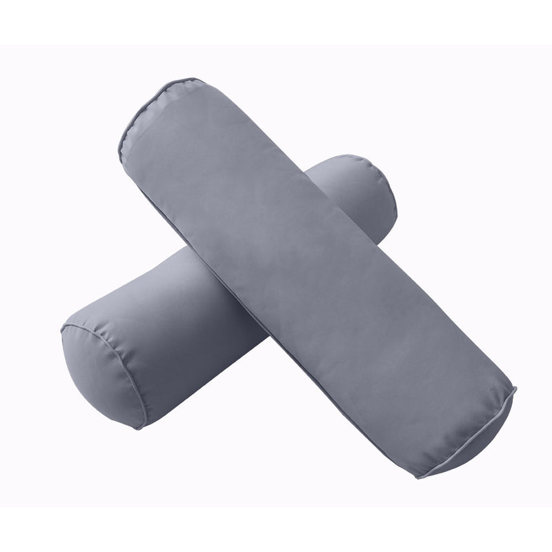 STYLE 2 - Outdoor Daybed Mattress Bolster Backrest Pillow Cushion Twin-XL Size |COVERS ONLY|