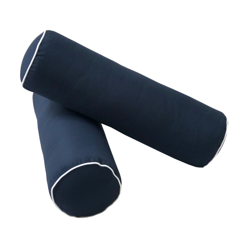 STYLE 3 - Outdoor Daybed Bolster Backrest Pillow Cushion Full Size |COVERS ONLY|