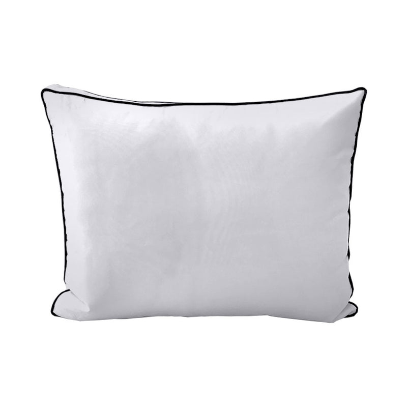 STYLE 3 - Outdoor Daybed Bolster Backrest Pillow Cushion Full Size |COVERS ONLY|