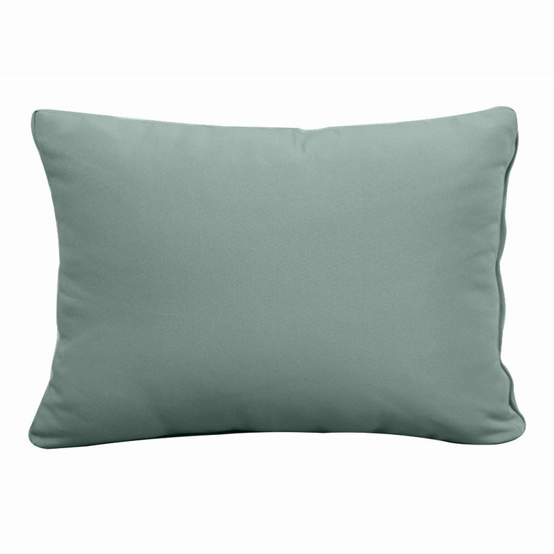 STYLE 3 - Outdoor Daybed Bolster Backrest Pillow Cushion Full Size |COVERS ONLY|